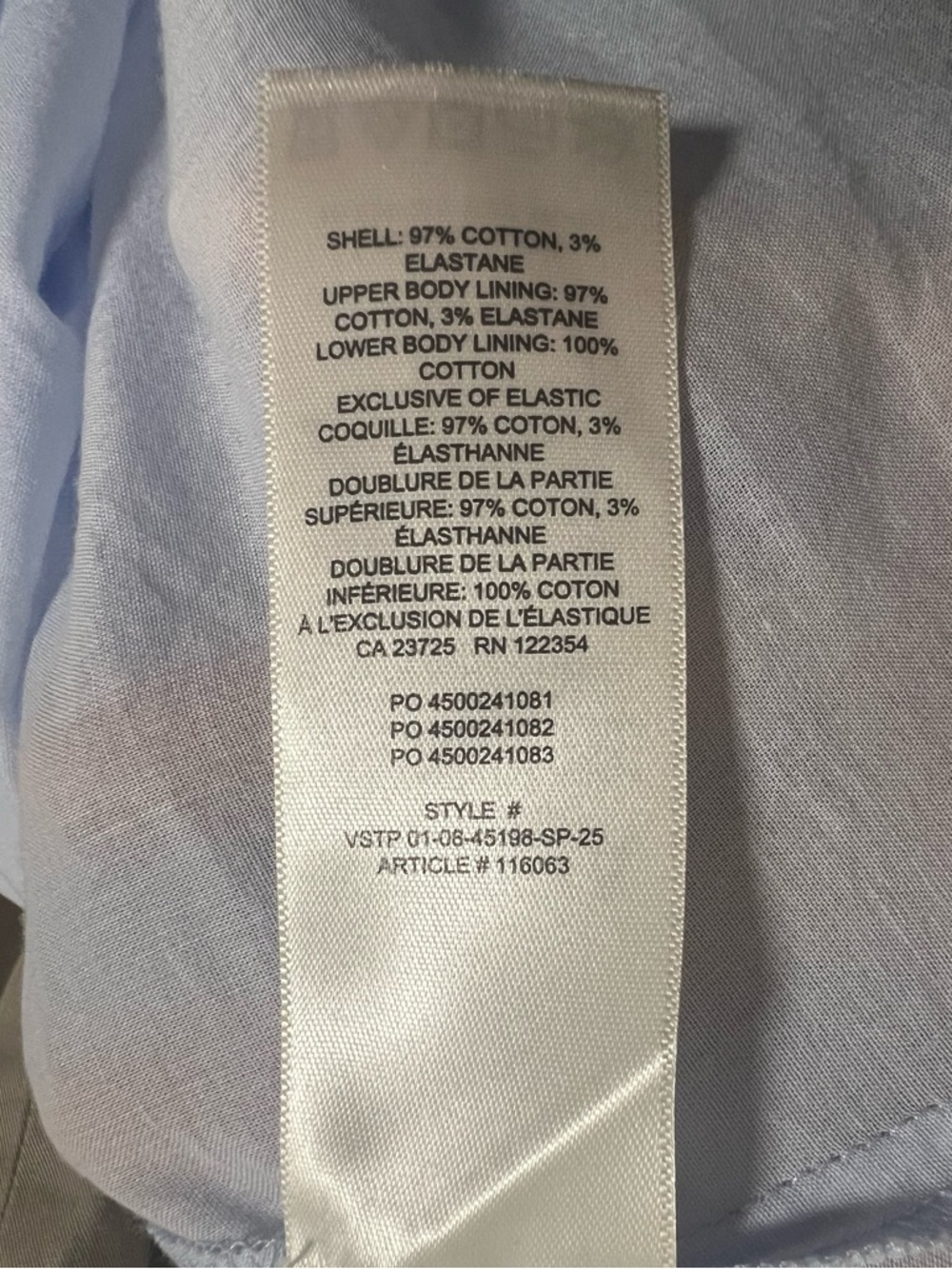 Babaton Technique Poplin Maxi Dress Sz 0 Light Blue - Picture 14 of 15